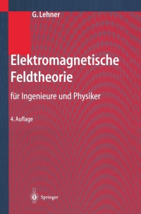 Titelbild: Elektromagnetische Feldtheorie 4th edition 9783540009986