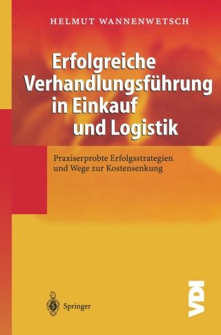 Immagine di copertina: Erfolgreiche Verhandlungsführung in Einkauf und Logistik 9783540005995