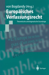 Cover image: Europäisches Verfassungsrecht 1st edition 9783540438342