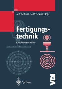 صورة الغلاف: Fertigungstechnik 6th edition 9783540005988