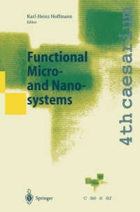 表紙画像: Functional Micro- and Nanosystems 1st edition 9783540216124