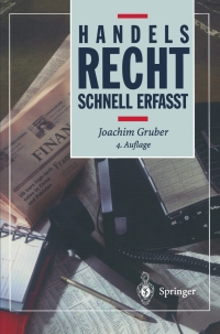 Cover image: Handelsrecht 4th edition 9783540434962