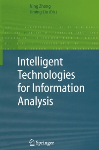 Cover image: Intelligent Technologies for Information Analysis 1st edition 9783540406778