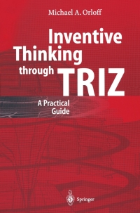 Cover image: Inventive Thinking through TRIZ 9783540440185
