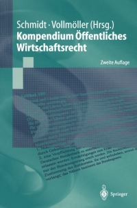 Immagine di copertina: Kompendium Öffentliches Wirtschaftsrecht 2nd edition 9783540140207