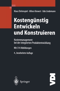 Imagen de portada: Kostengünstig Entwickeln und Konstruieren 4th edition 9783662081952
