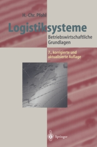 Cover image: Logistiksysteme 7th edition 9783540405863