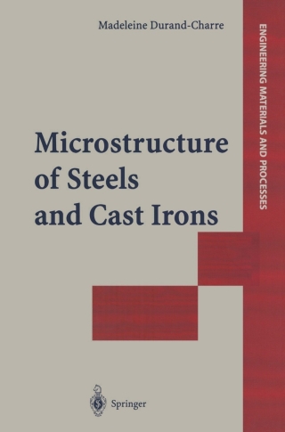 Imagen de portada: Microstructure of Steels and Cast Irons 9783540209638