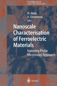 Cover image: Nanoscale Characterisation of Ferroelectric Materials 1st edition 9783540206620