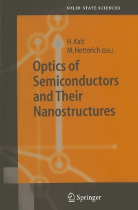 Cover image: Optics of Semiconductors and Their Nanostructures 1st edition 9783540220688