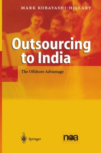 Imagen de portada: Outsourcing to India 9783662091708