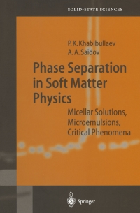 Imagen de portada: Phase Separation in Soft Matter Physics 9783540438908