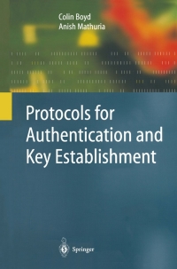 Immagine di copertina: Protocols for Authentication and Key Establishment 9783540431077