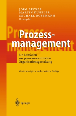 Imagen de portada: Prozessmanagement 4th edition 9783662095348