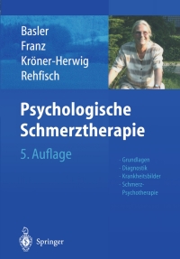 Titelbild: Psychologische Schmerztherapie 5th edition 9783540000761