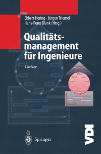 Cover image: Qualitätsmanagement für Ingenieure 5th edition 9783540434276