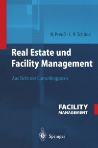 Imagen de portada: Real Estate und Facility Management 9783540420033