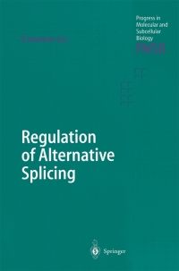 Cover image: Regulation of Alternative Splicing 1st edition 9783540438335