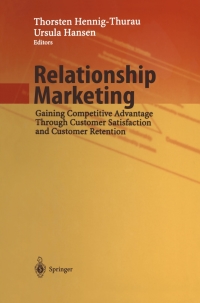 表紙画像: Relationship Marketing 1st edition 9783540669425