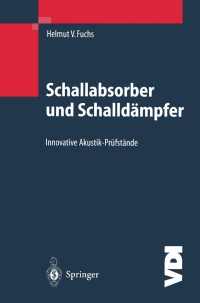 صورة الغلاف: Schallabsorber und Schalldämpfer 9783540403302