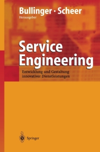 صورة الغلاف: Service Engineering 1st edition 9783540438311