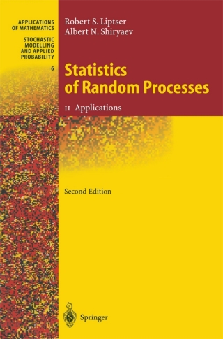Imagen de portada: Statistics of Random Processes II 2nd edition 9783642083655