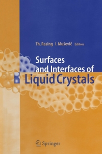 Cover image: Surfaces and Interfaces of Liquid Crystals 1st edition 9783540207894