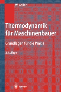 Cover image: Thermodynamik für Maschinenbauer 2nd edition 9783540000303