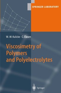 Cover image: Viscosimetry of Polymers and Polyelectrolytes 9783540407607