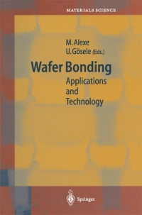 Imagen de portada: Wafer Bonding 1st edition 9783540210498