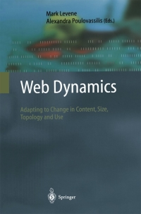 صورة الغلاف: Web Dynamics 1st edition 9783540406761