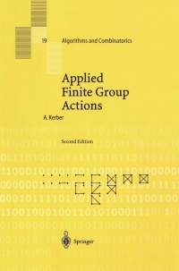 Imagen de portada: Applied Finite Group Actions 2nd edition 9783540659419