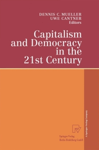 表紙画像: Capitalism and Democracy in the 21st Century 1st edition 9783790813500