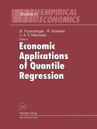 Imagen de portada: Economic Applications of Quantile Regression 1st edition 9783790814484