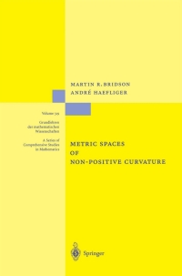 صورة الغلاف: Metric Spaces of Non-Positive Curvature 9783540643241