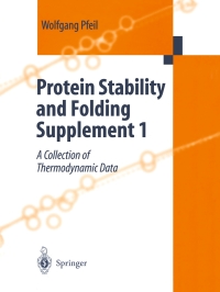 Titelbild: Protein Stability and Folding 9783662128374