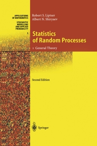Imagen de portada: Statistics of Random Processes 2nd edition 9783540639299