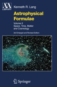 Cover image: Astrophysical Formulae 3rd edition 9783540296980