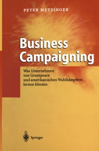 Imagen de portada: Business Campaigning 9783540406679