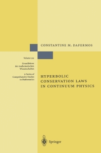 Cover image: Hyperbolic Conservation Laws in Continuum Physics 9783540649144