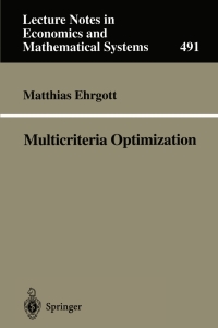 Imagen de portada: Multicriteria Optimization 9783540678694