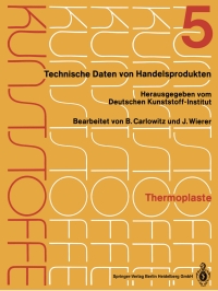 Cover image: Thermoplaste 9783540500094