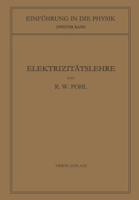 表紙画像: Einführung in die Elektrizitätslehre 4th edition 9783662359839