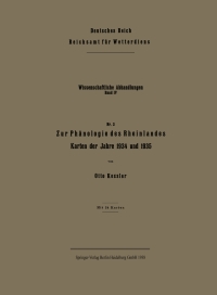 Immagine di copertina: Zur Phänologie des Rheinlandes 9783662406595