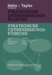 Cover image: Strategische Unternehmungsplanung - Strategische Unternehmungsführung 7th edition 9783790809343