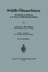 Imagen de portada: Schiffs-Ölmaschinen 2nd edition 9783662420881