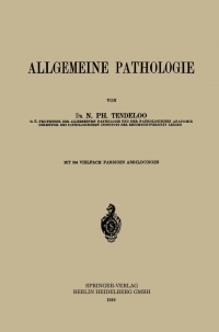 Cover image: Allgemeine Pathologie 9783662420966
