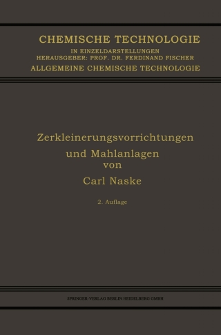 Cover image: Zerkleinerungsvorrichtungen und Mahlanlagen 2nd edition 9783662421628