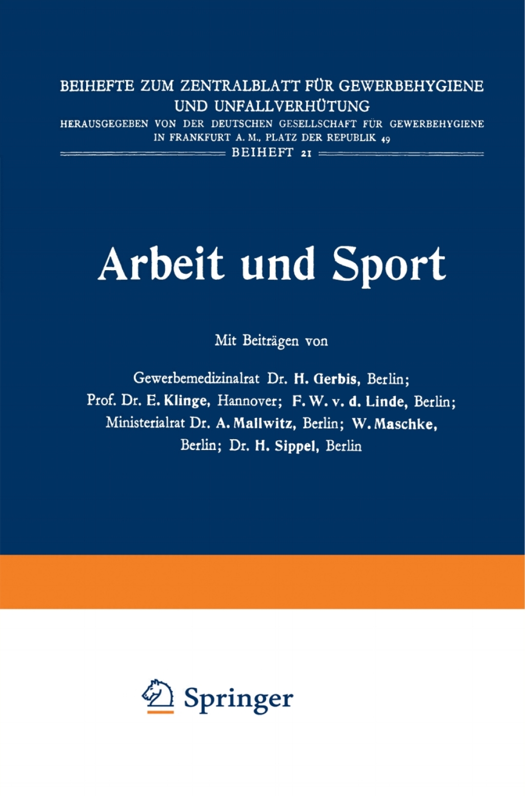 Arbeit und Sport