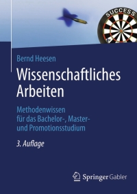 Cover image: Wissenschaftliches Arbeiten 3rd edition 9783662433461